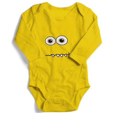 yellow monster romper